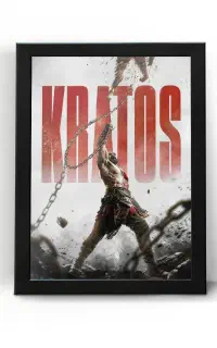 تابلو قاب کریتوس خدای جنگ God of War Kratos