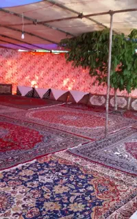 نصب داربست وچادر عروسی برای مراسمات