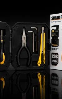 پروژکتور ابزار دار با پنل خورشیدی