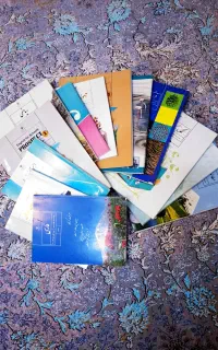 کتاب درسی کلاس هفتم و کیف مدرسه