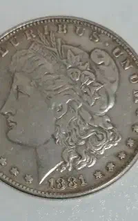 سکه مورگان ساله ۱۸۸۱ امریکا