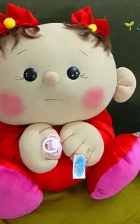 عروسک کپل ۴۵سانت دور بدن ۱۰۵