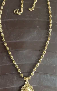 گردنبند طلا گم شده