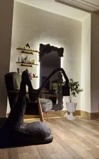 آباژور پاپیه ماشه طرح چراغ خسته