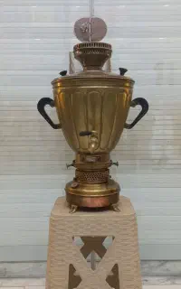 سماوربرنجی قدیمی تمام فابریک