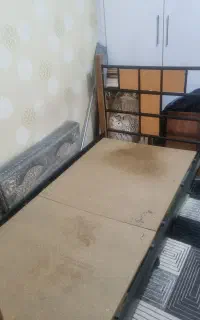 تخت 2 طبقه فلزی چوبی