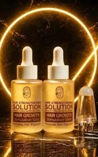 محلول درمان.کم پشتی مو و ریش