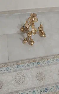 لوستر باروکش طلا