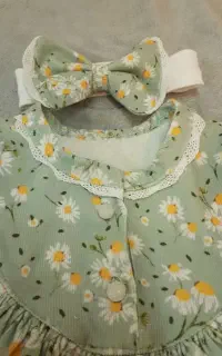 ست دو تیکه پیراهن و هد دخترونه