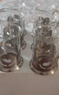 استکان پرکس دسته استیل