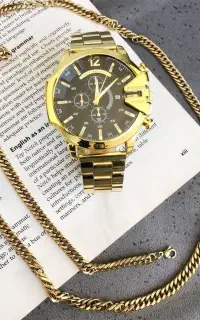 ست ساعت دیزل و دستبند و گردنبند