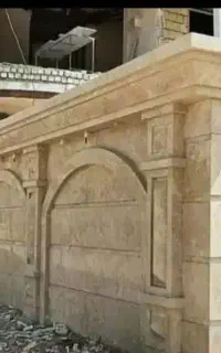 سنگکاری نمای ساده ونما رومی وکاشیکاری وسرامیک