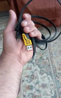 سیم ۲  متری دارای تبدیل دو سر