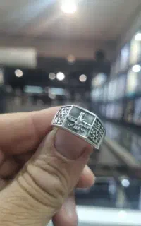 انگشتر مردانه فروهر نقره