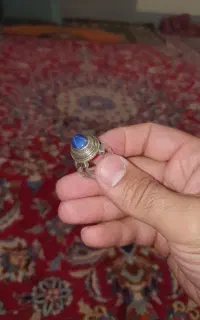 انگشتر ستاره پران آبی