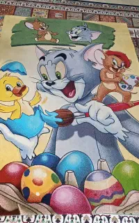 فرش اتاق کودک ۴ متری کاملا سالم