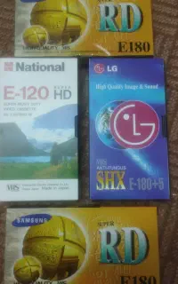 نوار  ویدئو ژاپنی و کره ای اصلvhs