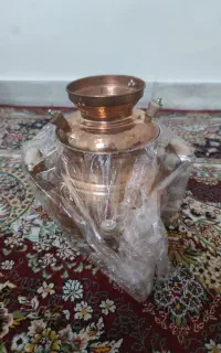 کتری شیردار مسی