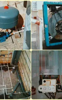 سرویس‌کولرآبی آبگرمکن،نصب پمپ‌آب، شیرالات لوله کشی