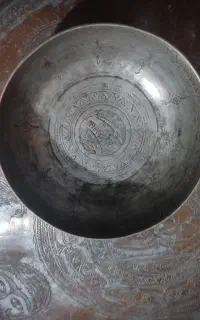 4عددظرف قدیمی مسی
