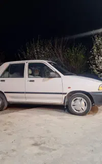 پراید دوررنگ نصف سقف رنگ