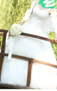 لباس عروس دانتل سایز۳۶-۳۸