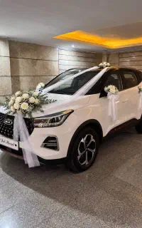گل آرایی ماشین عروس و دسته گل لاکچری