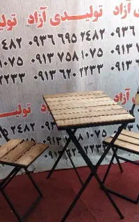 میز و صندلی چوبفلز کد ۵۵۰۰
