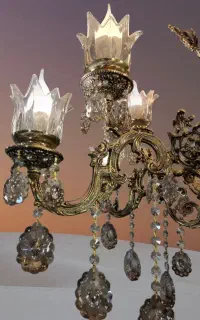 لوستر برنجی دوگل