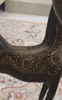 مجسمه غزال برنجی ارتفاع ۴۵ سانتی متر