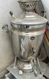 سماور برنجی گازی ۳۰ لیتری