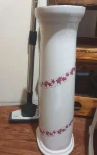 روشویی سفید طرح گل محمدی