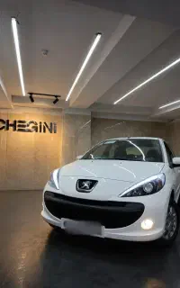 207 پانا دنده و پانا اتومات سفید و مشکی مدل 405
