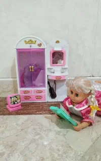 سرویس کمد باربی ، عروسک دکوری
