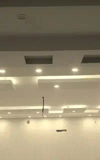 سیم کشی ساختمان کناف ولاین  نور ی نصب وجابجای کولر