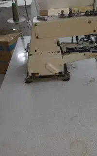 چرخ دکمه، سه قلاب سه سوزنه صفحه تخت