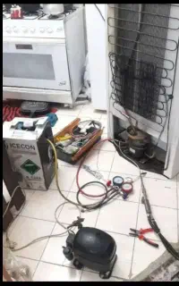 تعمیرسیار یخچال  شارژ گاز انواع یخچال درمحل و منزل