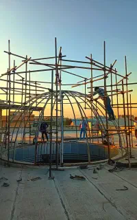 نصب داربست فلزی ایمن و فوری