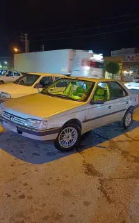 پژو۴۰۵ دوگانه شرکتی بدون رنگ سپر وآینه بغل کارخانه