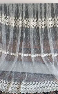 دو عدد پرده حریر