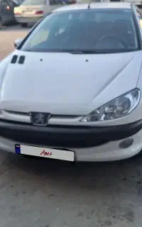 پژو ۲۰۶ sd دوگانه سوز کارخانه مدل ۸۸ v10