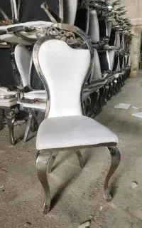 صندلی دست دوم فلزی آبکاری/تعداد ۲۰۰ عدد