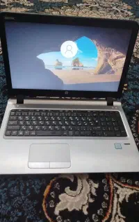لپتاپ hp به همراه موس ، شارژر و کیف