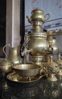 سماور قوری برنز