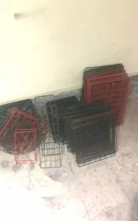 قفسه فلزی مشبک استند کمد کتابخانه