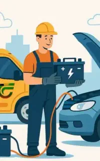امداد باتری، باطری سیار،باتری شبانه روزی