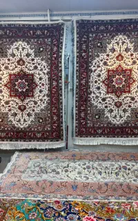یک جفت قالیچه نو اصفهان نقشه اذرشهر ۲۰۰ در ۱۵۰
