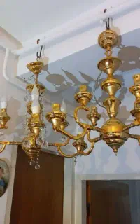 لوستر برنجی
