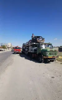 مینی بوس خاور ایفا تک جفت ترلیری