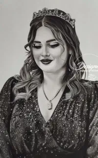 طراحی سیاهقلم و نقاشی چهره(هایپررئال)هدیه کادو